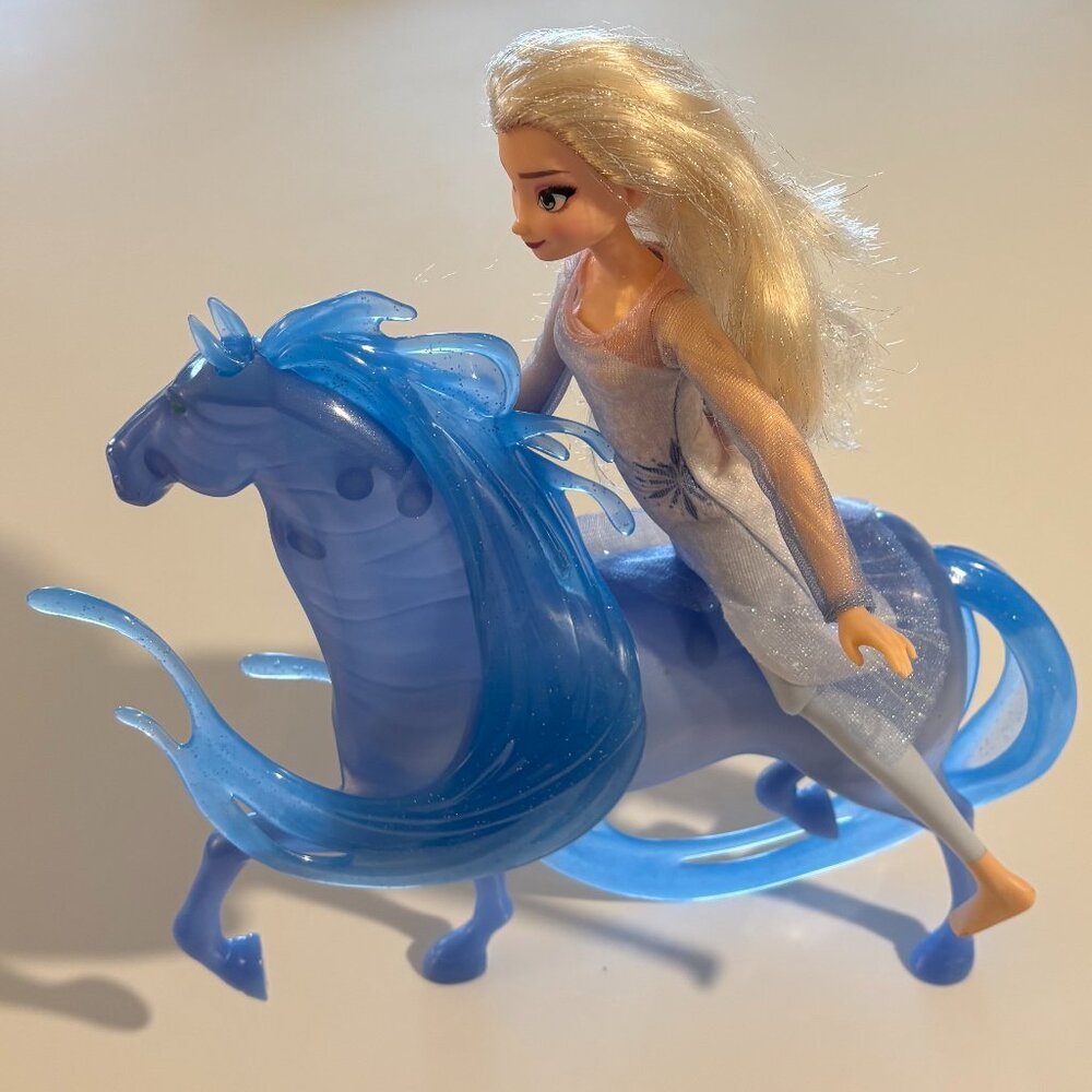 DISNEY FROZEN 2 ELSA & NOKK HORSE CHARACTERS SET for Ages 3+ Years